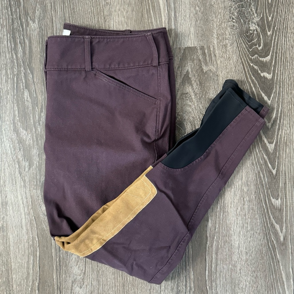 Tailored Sportsman Trophy Hunter Low-Rise Front Zip Boot Sock Breech Boysenberry
